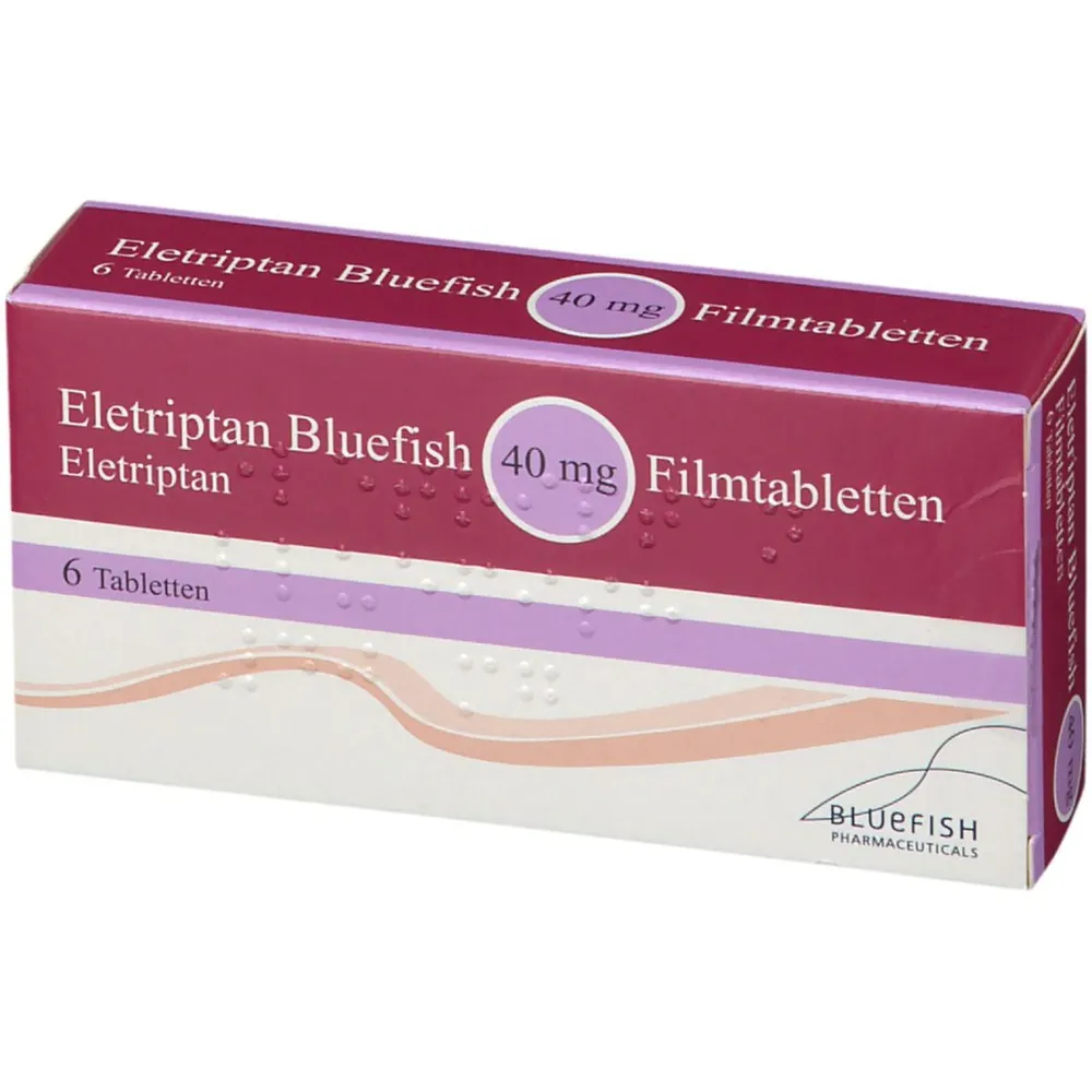 Eletriptan Bluefish 40 mg film-coated tablets EFG tablets, film-coated