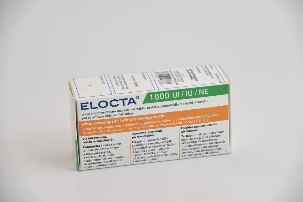 Elocta 1000 UI polvo y disolvente para solucion inyectable POLVO Y DISOLVENTE PARA SOLUCIÓN INYECTABLE