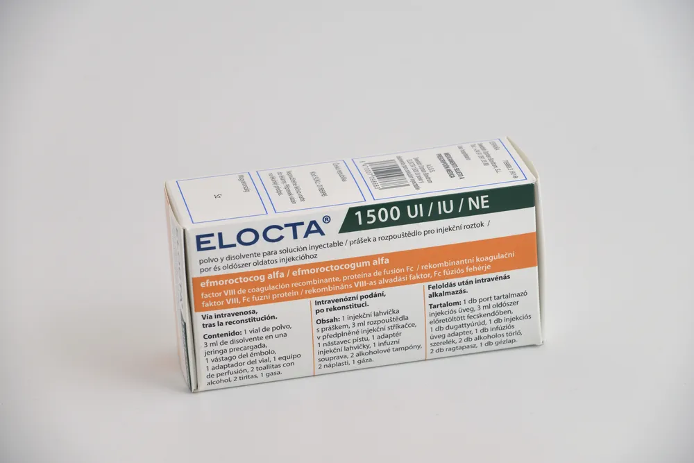 Elocta 1500 IU powder and solvent for solution for injection powder and solvent for solution for injection