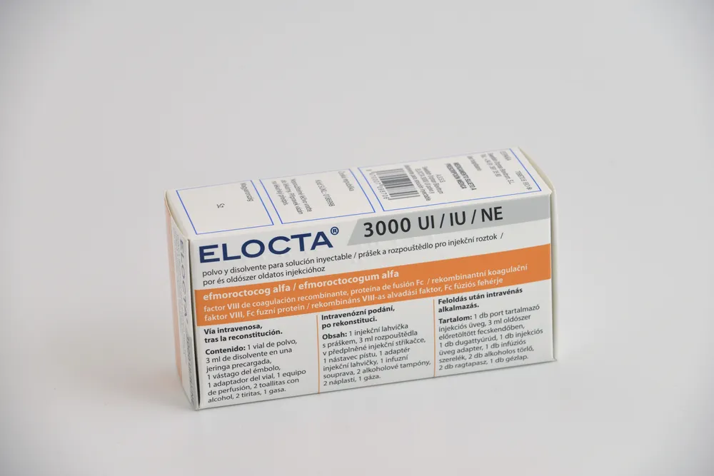 Elocta 3000 IU powder and solvent for solution for injection powder and solvent for solution for injection