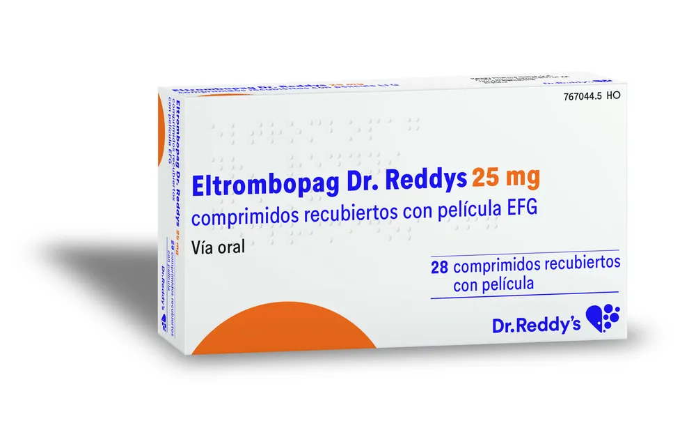 Eltrombopag Dr. Reddy's 25 mg compresse rivestite con film EFG compresse, rivestite con film