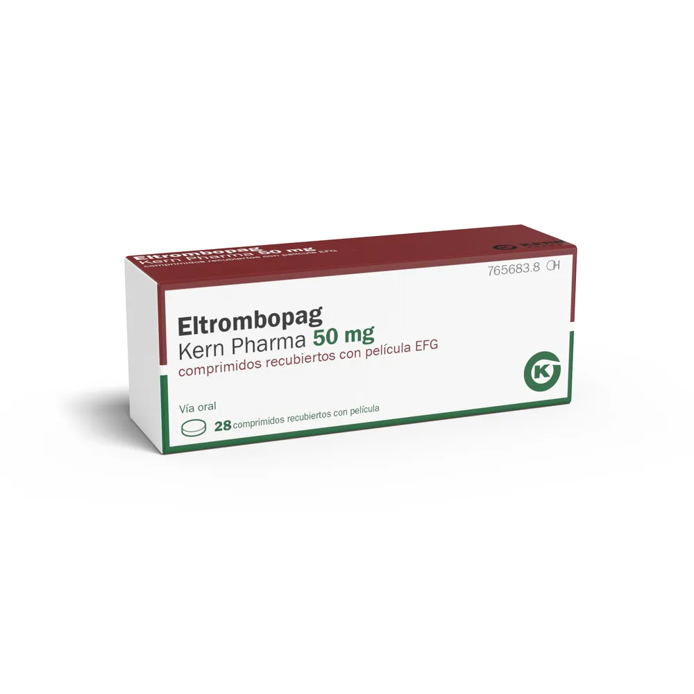 Eltrombopag Kern Pharma 50 mg film-coated tablets EFG tablets, film-coated