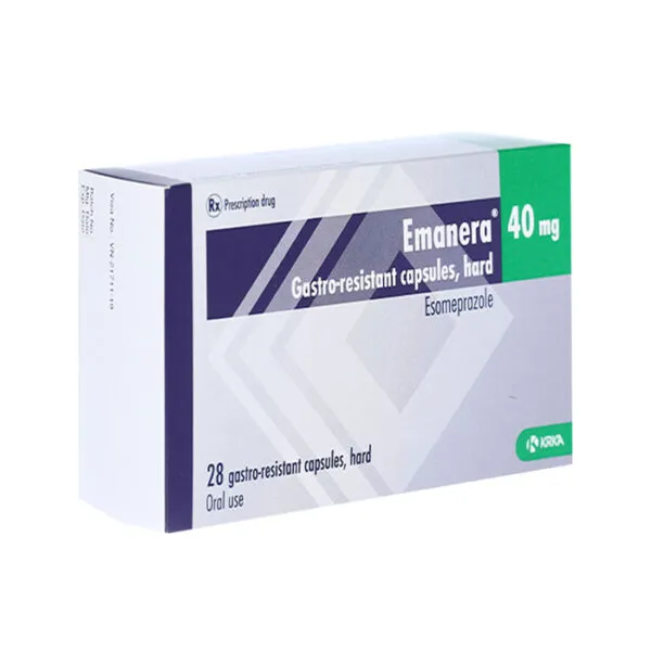 Emanera 40 mg capsule rigide gastroresistenti EFG capsula, gastrorresistente