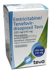 Emtricitabina/tenofovir disoproxilo Teva 200 mg/245 mg compresse rivestite con film EFG compresse, rivestite con film