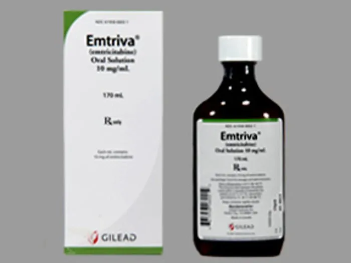Emtriva 10 mg/ml oral solution solution, oral