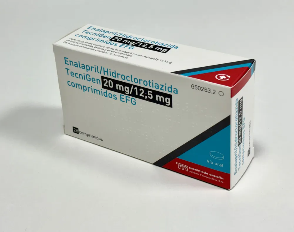 Enalapril/idroclorotiazide Tecnigen 20/12.5 mg compresse EFG compresse