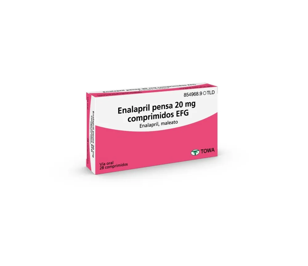Enalapril Pensa 20 mg tablets EFG tablets
