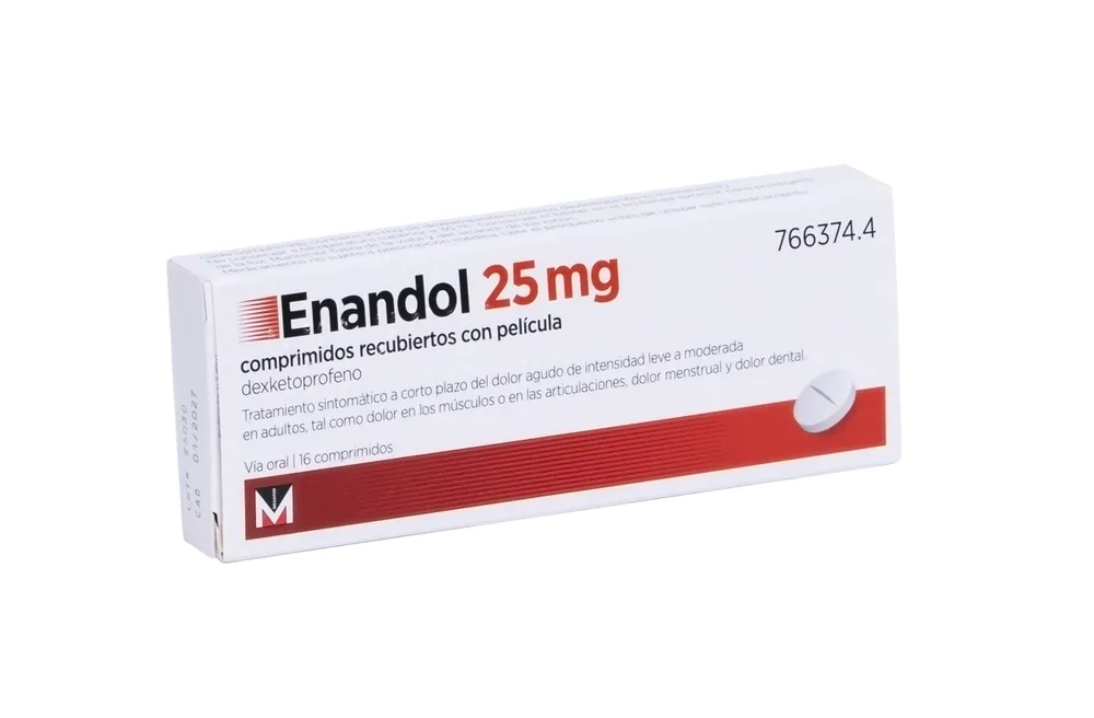 Enandol 25 mg film-coated tablets tablets, film-coated