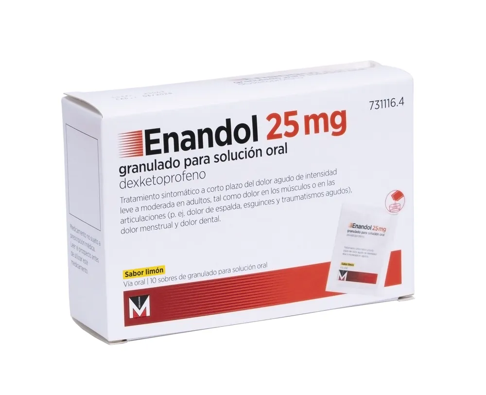 Enandol 25 mg granules for oral solution powder for oral solution