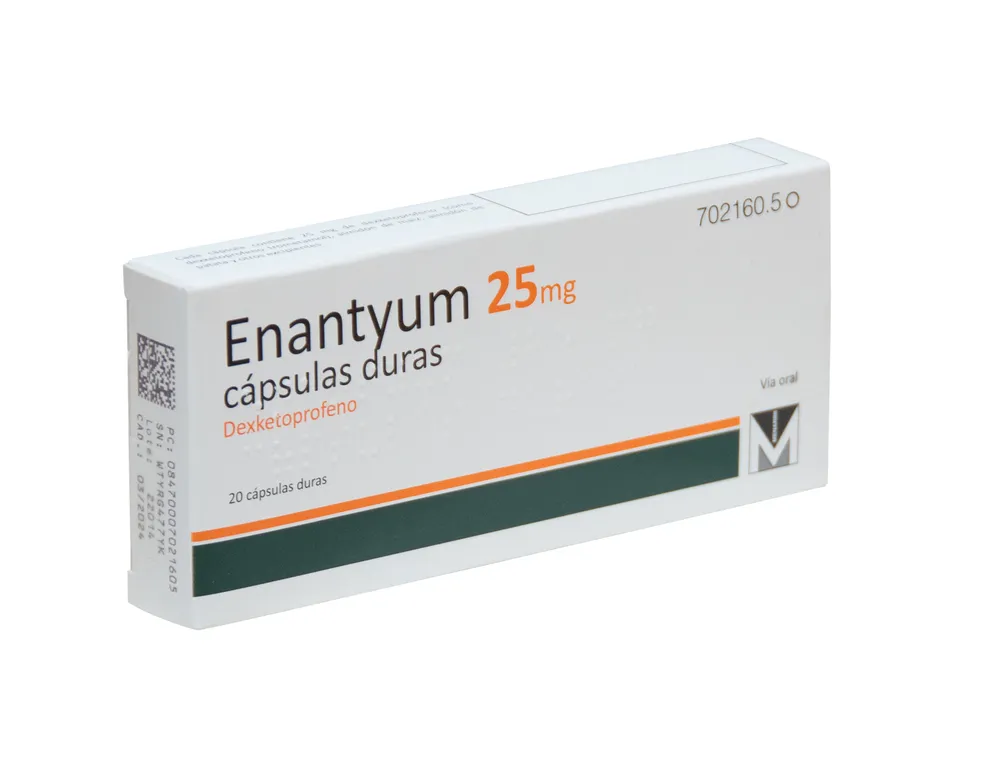Enantyum 25 mg hard capsules capsules, hard