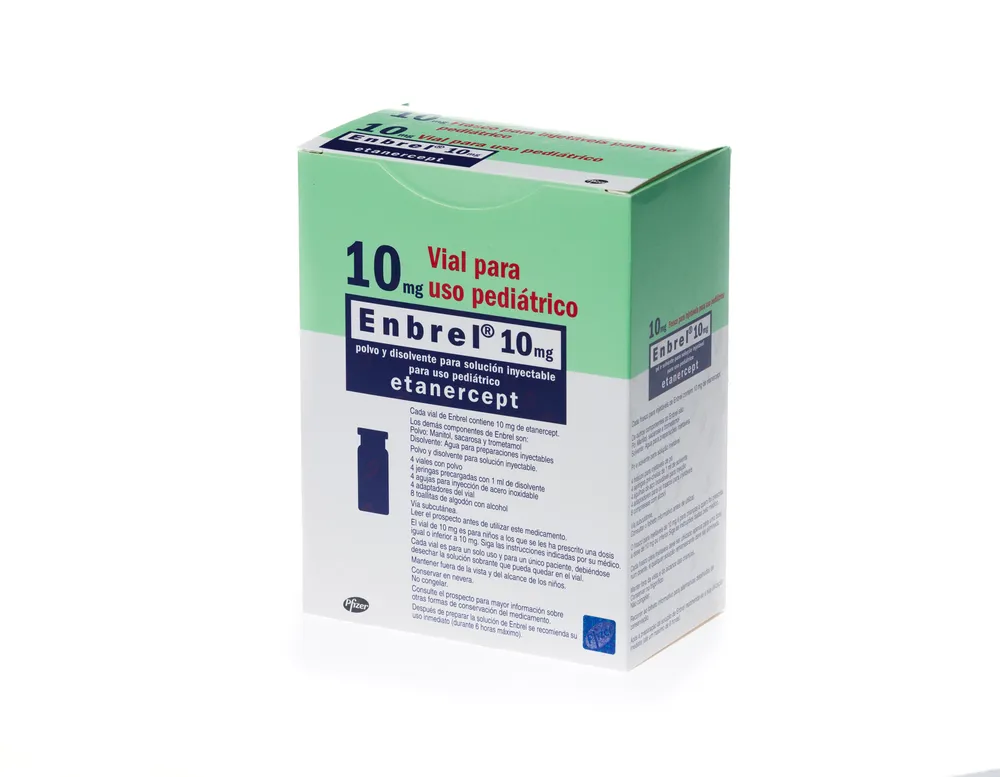 Enbrel 10 mg polvere e solvente per soluzione iniettabile per uso pediatrico polvere e solvente per soluzione per iniezione