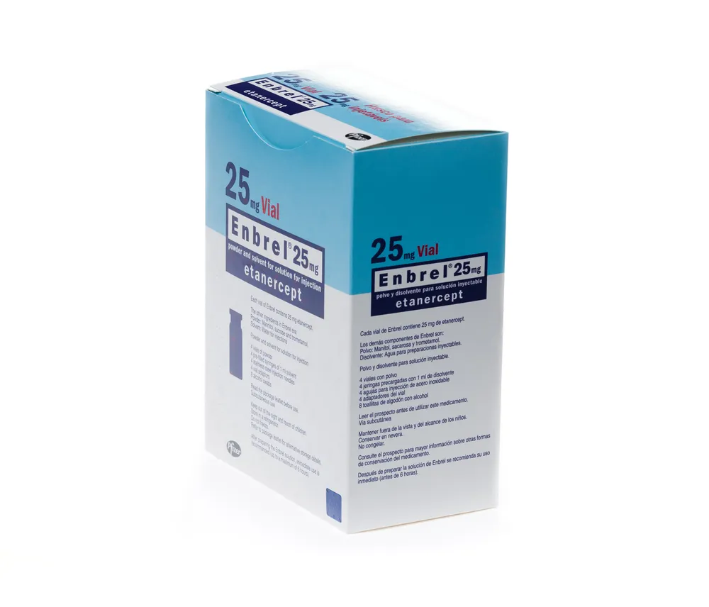 Enbrel 25 mg polvere e solvente per soluzione iniettabile polvere e solvente per soluzione per iniezione