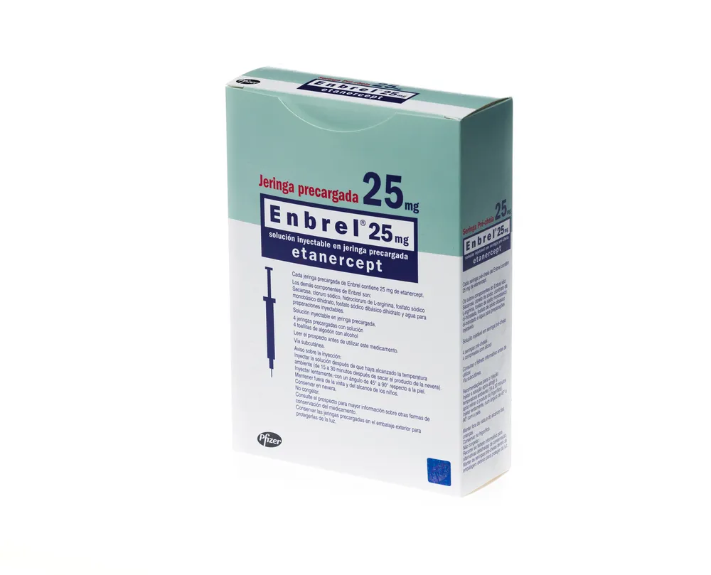 ENBREL 25 mg SOLUCION INYECTABLE EN JERINGAS PRECARGADAS SOLUCIÓN INYECTABLE EN JERINGA PRECARGADA