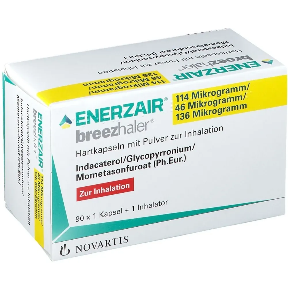Enzair Breezhaler 114 microgrammi/46 microgrammi/136 microgrammi polvere per inalazione (capsula dura) polvere per inalazione, in capsule rigide