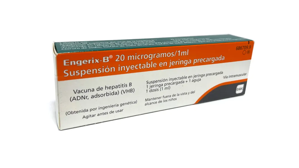 Engerix-B 20 micrograms/1 ml, suspension for injection in pre-filled syringe suspension for injection, in pre-filled syringe