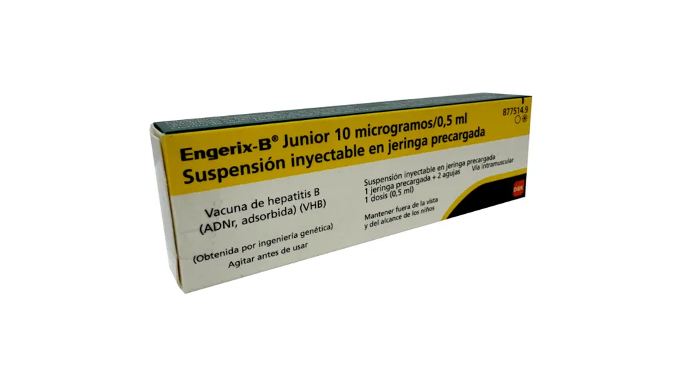 Engerix-B Junior 10 microgrammi/0,5 ml, sospensione iniettabile in siringa preriempita sospensione per iniezione in siringa preriempita