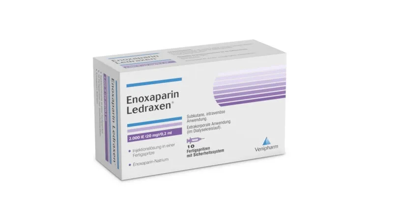 Enoxaparin Ledraxen 2,000 IU (20 mg)/0.2 ml solution for injection in pre-filled syringe solution for injection in a pre-filled syringe