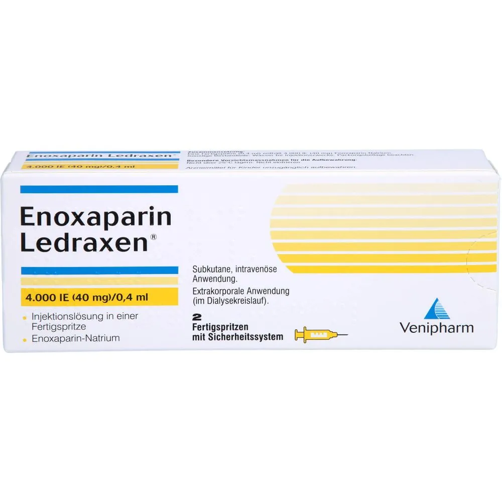 Enoxaparin Ledraxen 4,000 IU (40 mg)/0.4 ml solution for injection in pre-filled syringe solution for injection in a pre-filled syringe