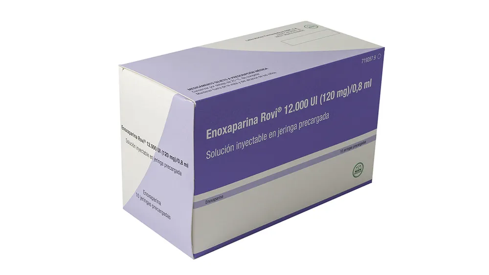 Enoxaparin Rovi 12,000 IU (120 mg)/0.8 ml solution for injection in pre-filled syringe solution for injection in a pre-filled syringe