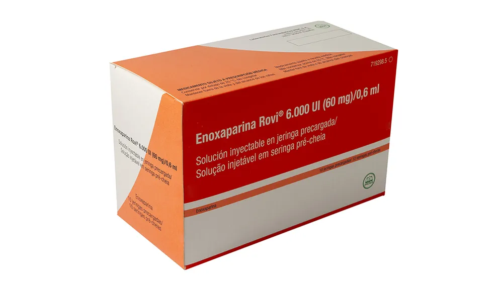Enoxaparin Rovi 6,000 IU (60 mg)/0.6 ml solution for injection in pre-filled syringe solution for injection in a pre-filled syringe