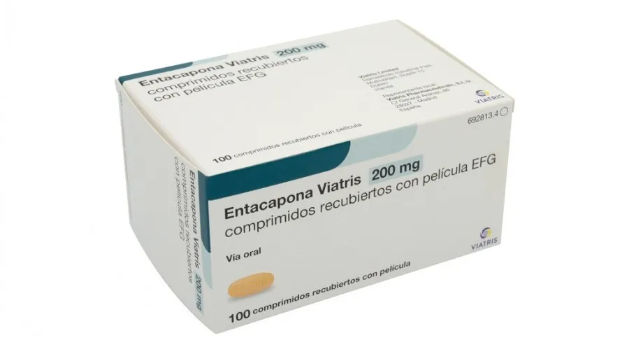 Entacapone Teva 200 mg film-coated tablets EFG tablets, film-coated