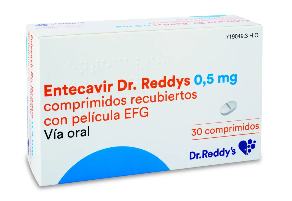 Entecavir Dr. Reddys 0,5 mg compresse rivestite con film EFG compresse, rivestite con film