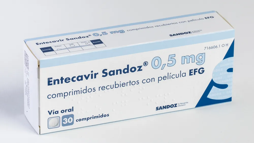 Entecavir Sandoz 0,5 mg compresse rivestite con film EFG compresse, rivestite con film