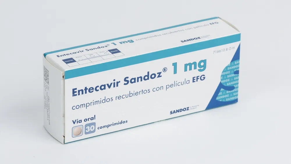 Entecavir Sandoz 1 mg film-coated tablets EFG tablets, film-coated