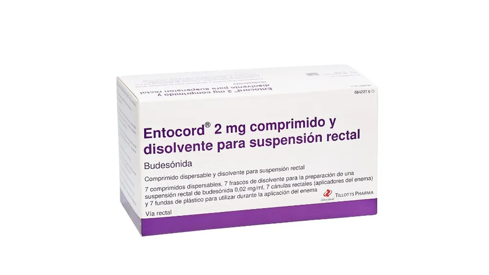 Entocord 2 mg compresse e solvente per sospensione rettale sospensione, rettale