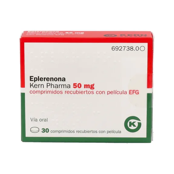 Eplerenone Kern Pharma 50 mg compresse rivestite con film EFG compresse, rivestite con film