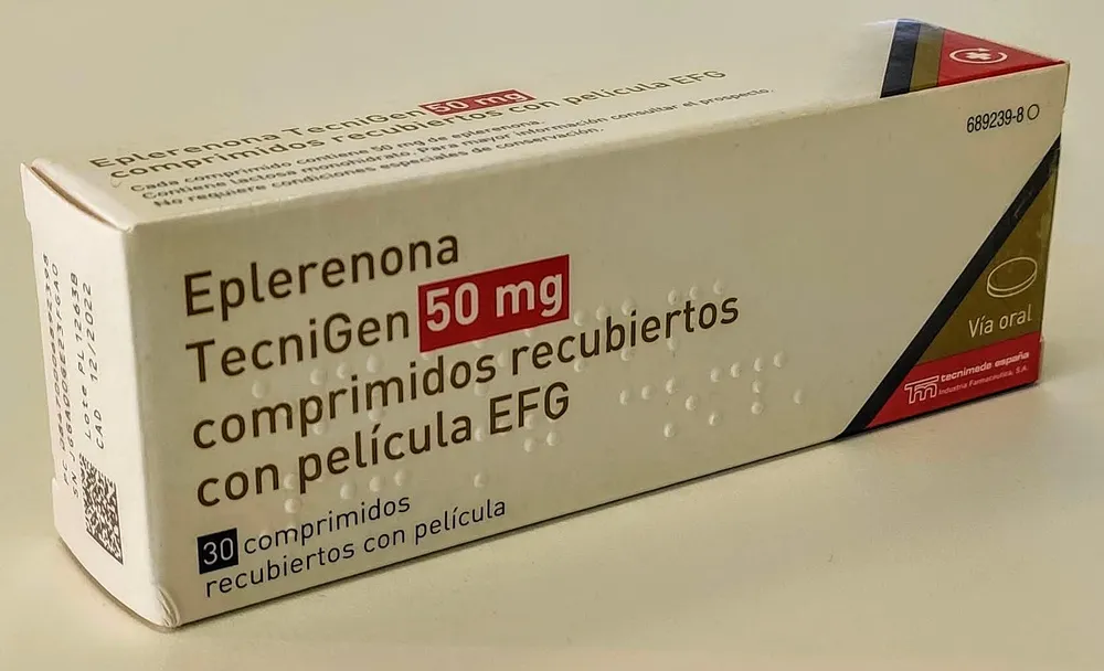 Eplerenone Tecnigen 50 mg film-coated tablets EFG tablets, film-coated