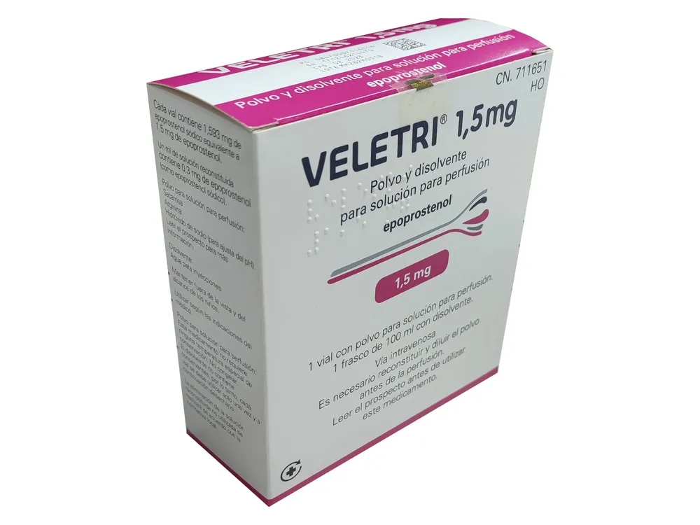 Epoprostenol Sun 1.5 mg powder for solution for infusion powder for solution for infusion