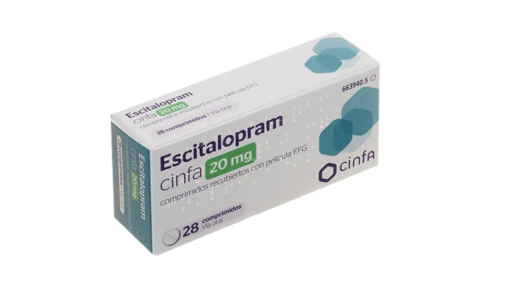 Escitalopram Cinfa 20 mg compresse rivestite con film EFG compresse, rivestite con film