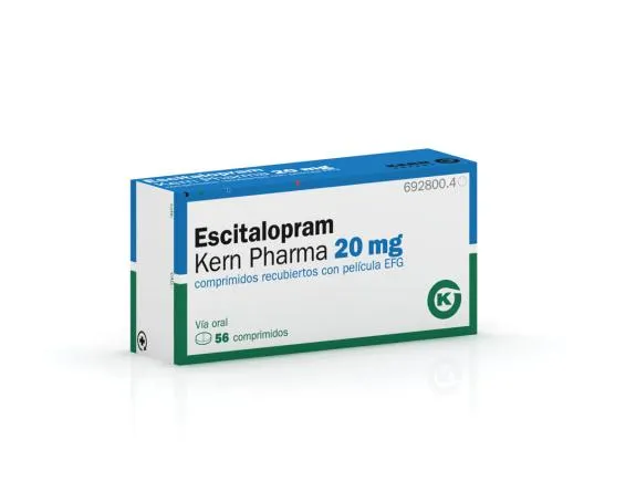 Escitalopram Kern Pharma 20 mg compresse rivestite con film EFG compresse, rivestite con film