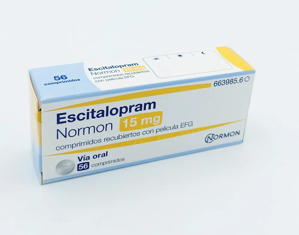 Escitalopram Normon 15 mg film-coated tablets EFG tablets, film-coated