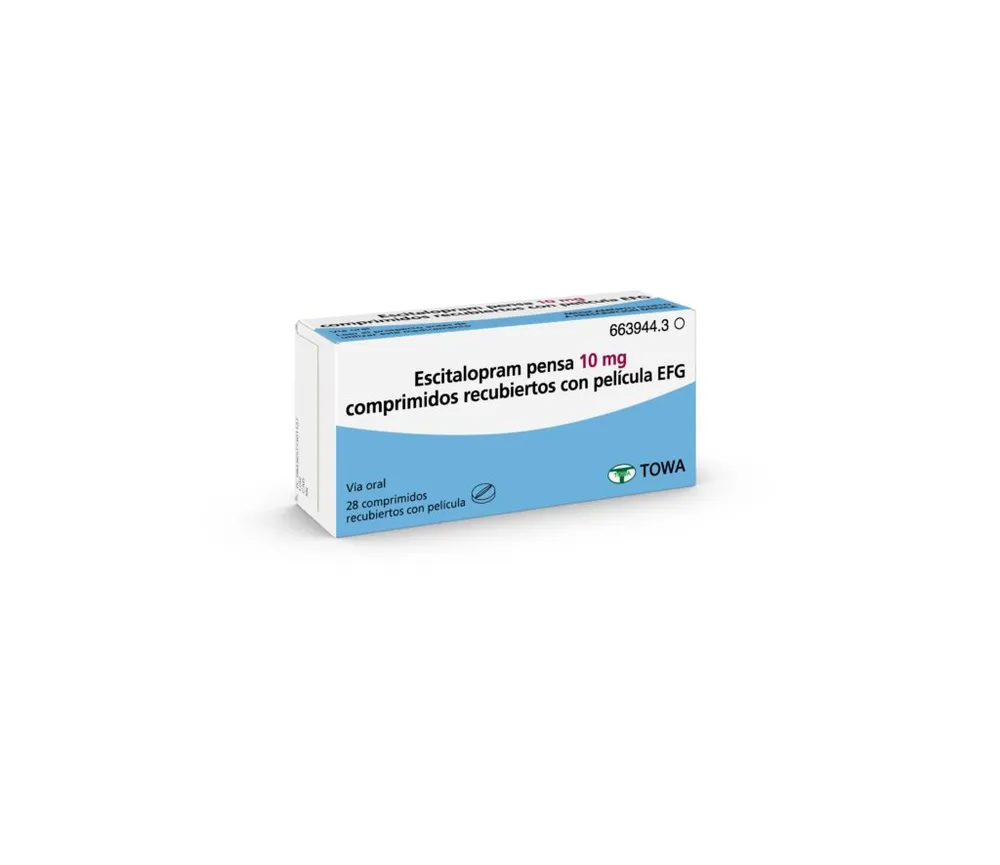 Escitalopram Pensa 10 mg film-coated tablets EFG tablets, film-coated