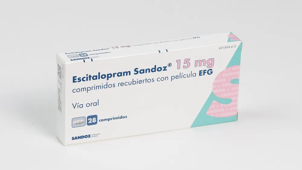 Escitalopram Sandoz 15 mg compresse rivestite con film EFG compresse, rivestite con film