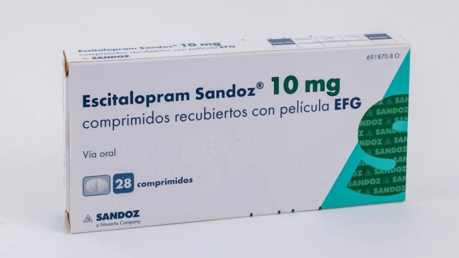 Escitalopram Sun 10 mg compresse rivestite con film EFG compresse, rivestite con film