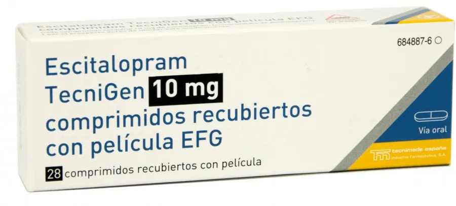 Escitalopram Tarbis 10 mg film-coated tablets EFG tablets, film-coated