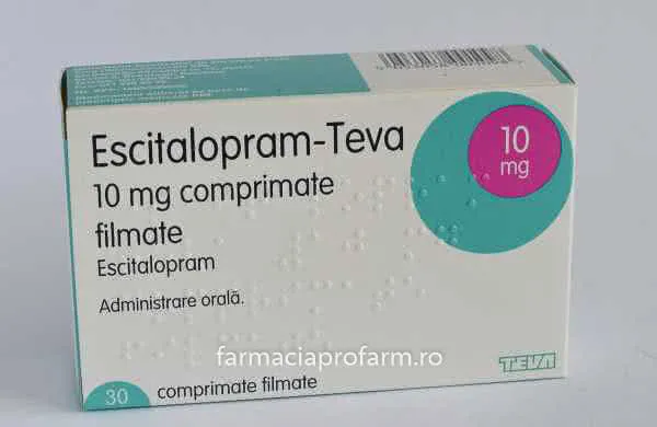 Escitalopram Teva-Ratio 10 mg film-coated tablets EFG tablets, film-coated