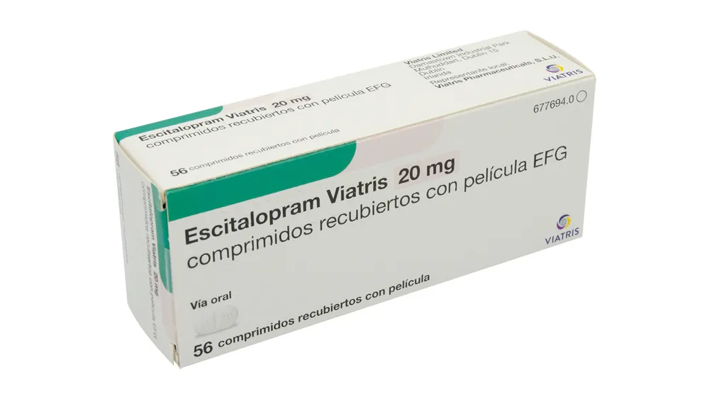Escitalopram Viatris 20 mg film-coated tablets EFG tablets, film-coated