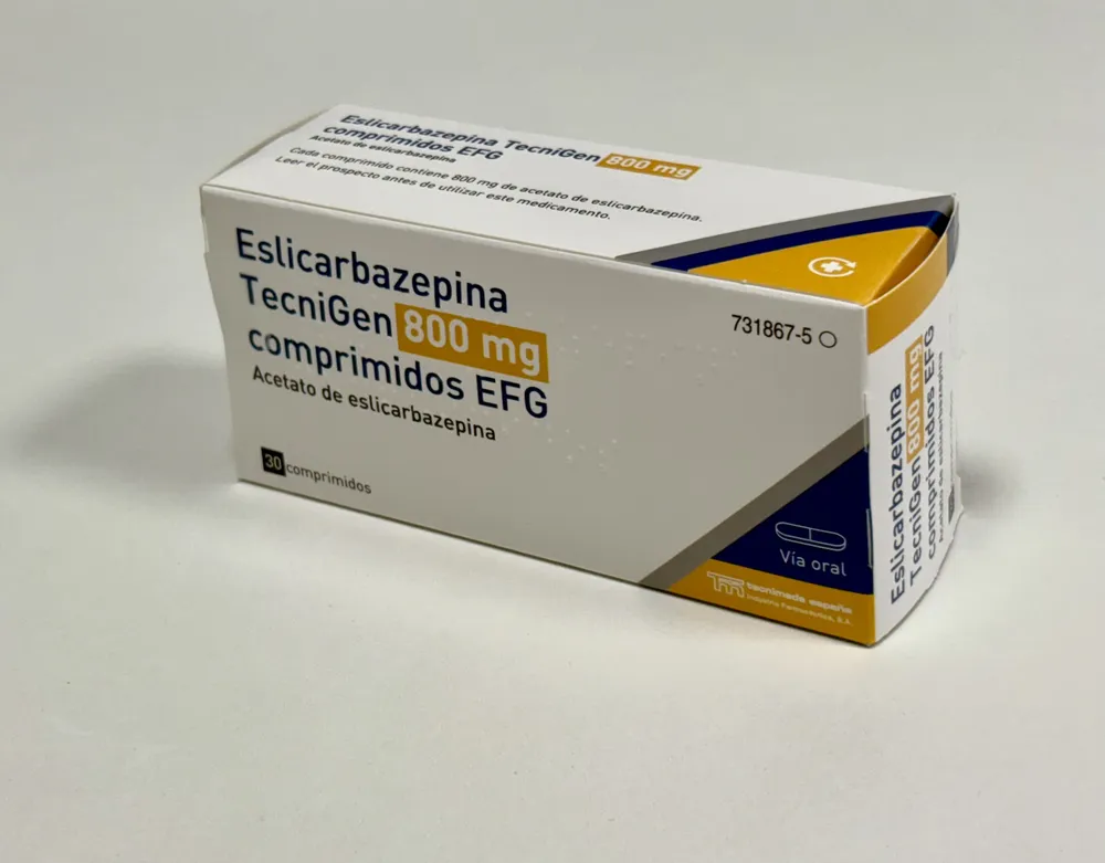 Eslicarbazepina Tecnigen 800 mg compresse EFG compresse