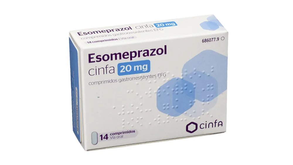 Esomeprazolo Cinfa 20 mg compresse gastroresistenti EFG compresse, rivestite con film