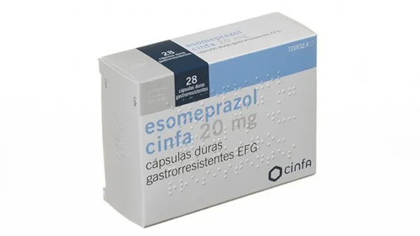 Esomeprazole Davur 20 mg gastro-resistant hard capsules EFG capsules, hard, enteric-coated