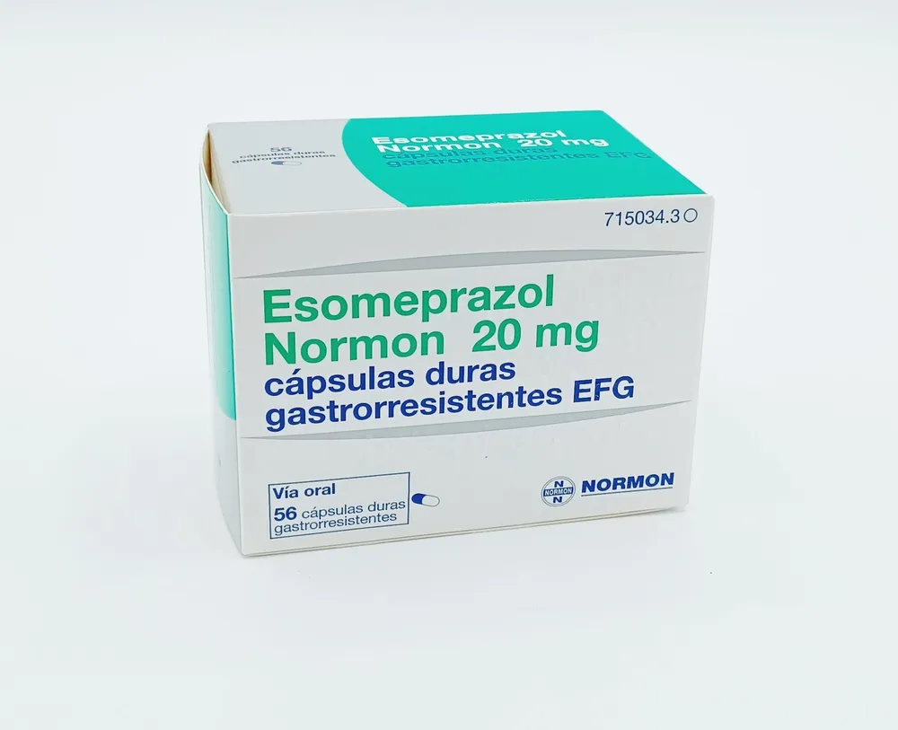 Esomeprazole Normon 20 mg gastro-resistant hard capsules EFG capsules, gastro-resistant