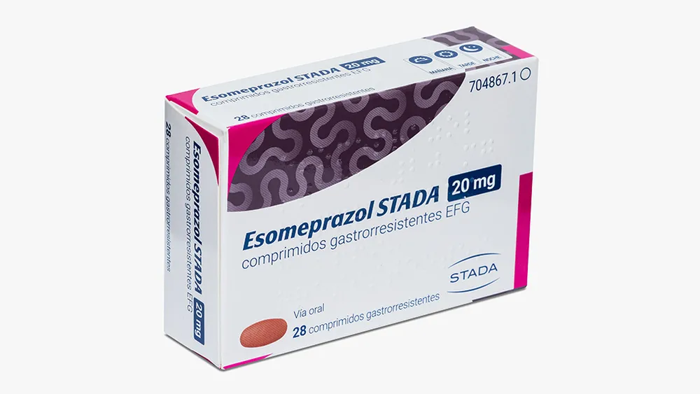 Esomeprazolo Stada 20 mg compresse gastroresistenti EFG compresse, rivestite con film