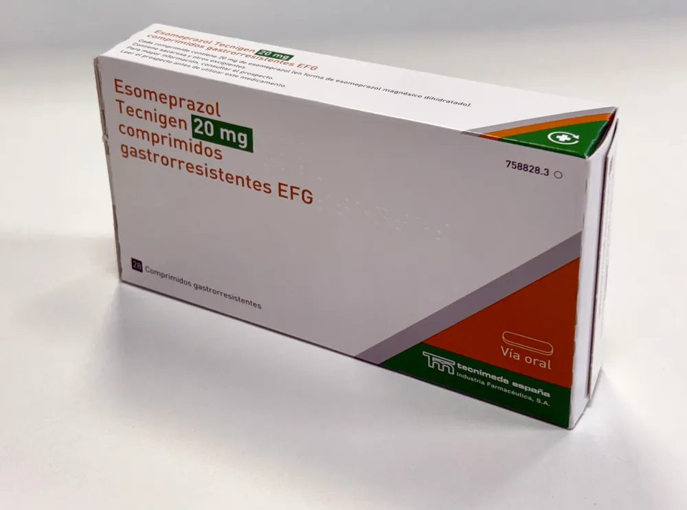 Esomeprazole Tecnigen 20 mg gastro-resistant tablets EFG tablets, enteric-coated