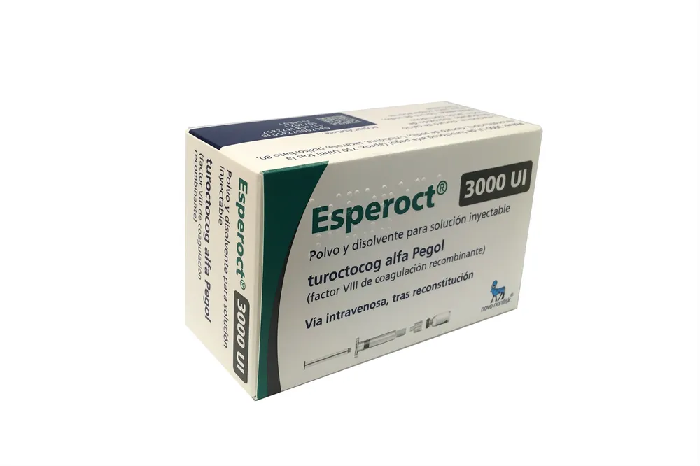 Esperoct 3000 IU powder and solvent for solution for injection powder and solvent for solution for injection