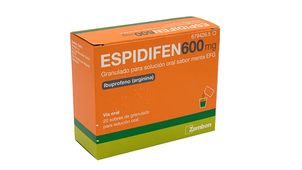 Espidifen 600 mg granulato per soluzione orale sapore menta EFG granulato, per soluzione orale