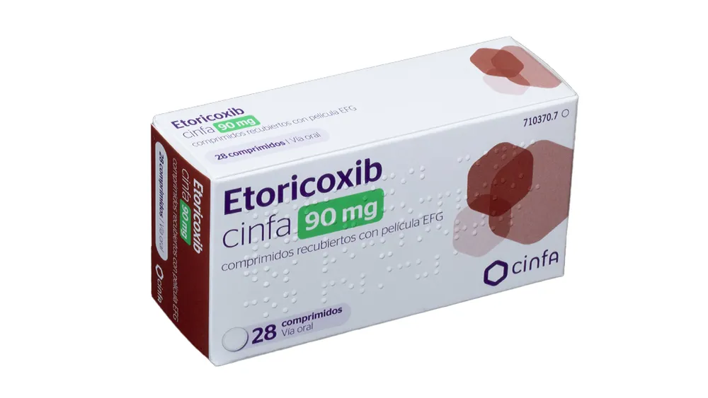 Etoricoxib CINFA 90 mg compresse rivestite con film EFG compresse, rivestite con film